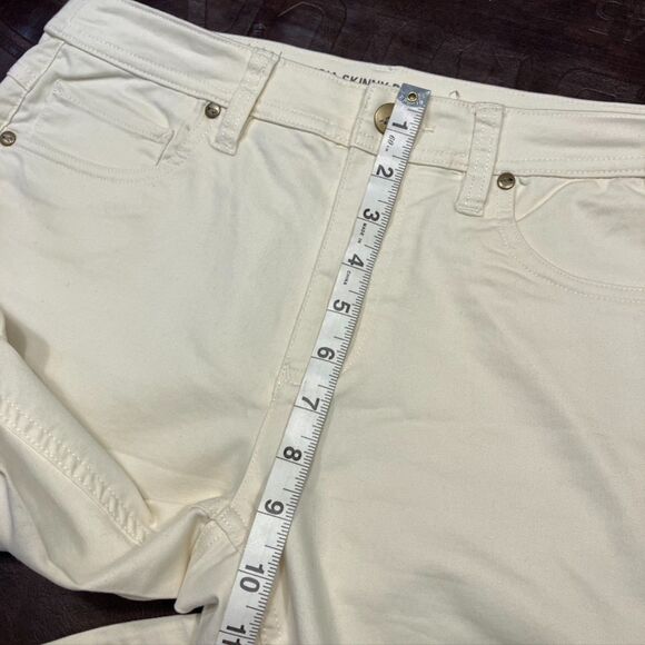 Toad & Co. Sequoia Skinny Pant Ivory Womens 6 Organic Cotton Spring Preppy - Picture 13 of 15